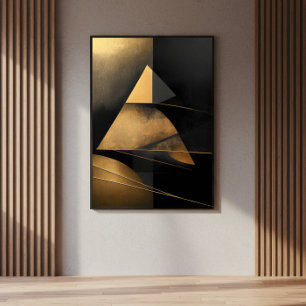 Poster Pyramide rétro du temps