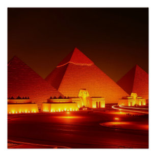 Poster Pyramides Antiques