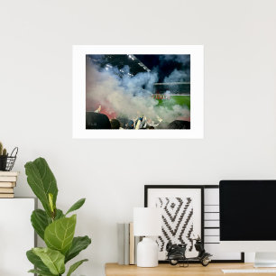 Poster Pyro Party before Royal Antwerp FC contre Dender F