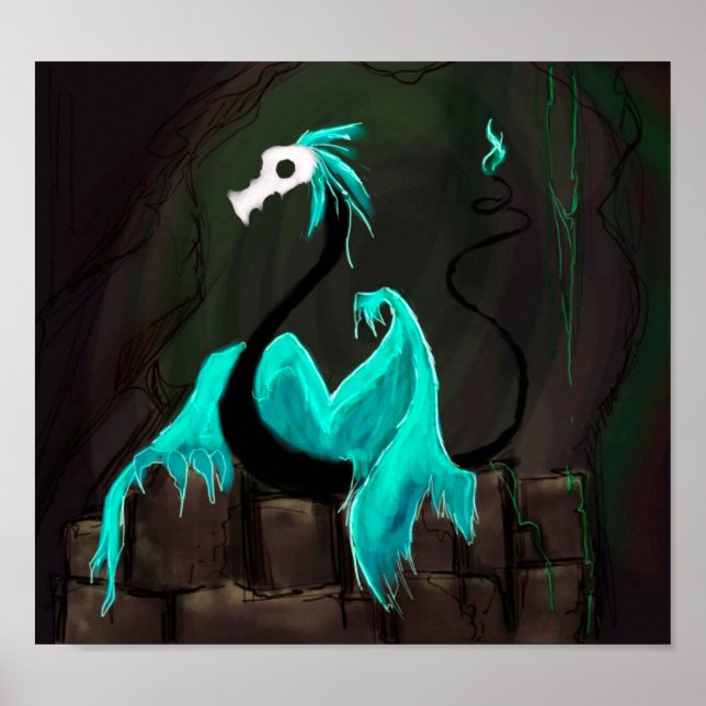 Poster Q, Le Fantôme Snek (Devant)