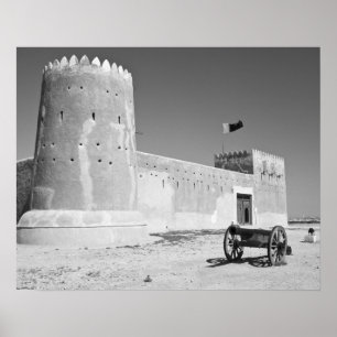 Poster Qatar, Al Zubarah. Fort d'Al-Zubarah (b.1938)