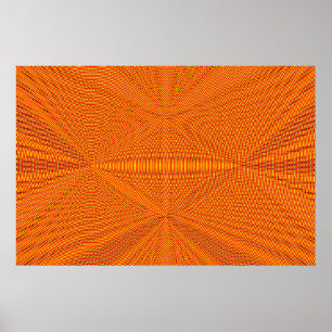 Poster Quad Pataphysique Spirales chevauchantes en CMYK