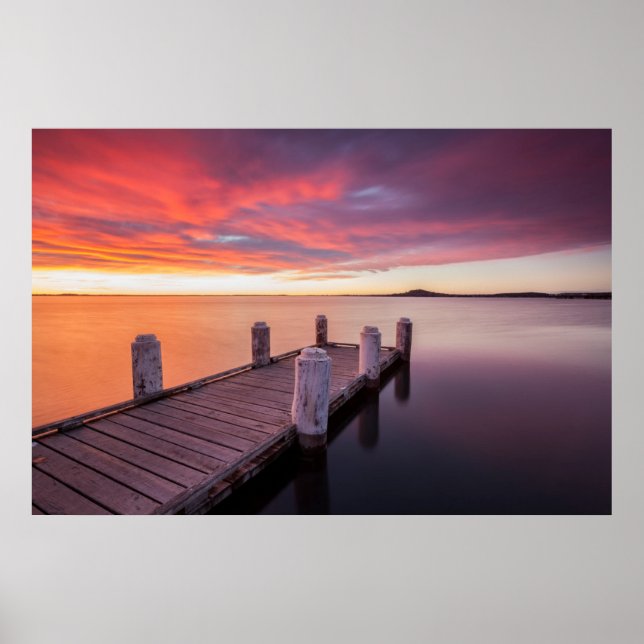 Poster Quai au lac Illawarra (Devant)