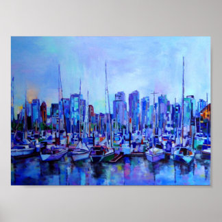 Poster Quai de la baie