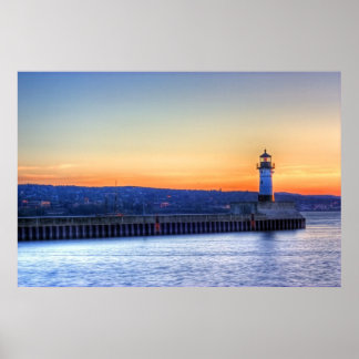 Poster Quai Nord et phare