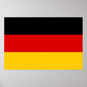 Poster Qualité du drapeau allemand