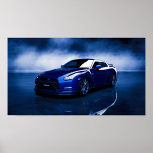 Poster Qualité Nissan GT-R