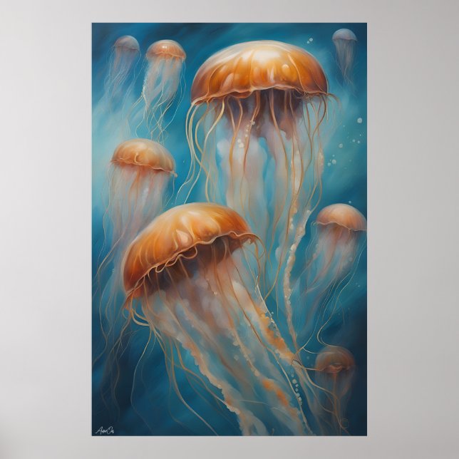 Poster | Quallen | Art (Vorne)