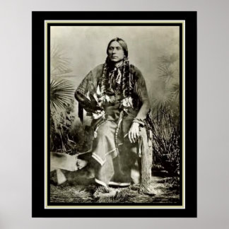 Poster Quanah Parker - Dernier chef Comanche 16 x 20