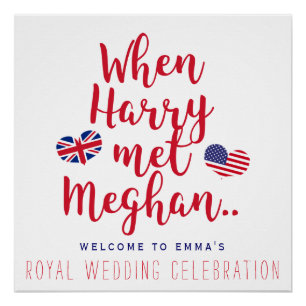 Poster Quand Harry a rencontré Meghan Mariage royal per