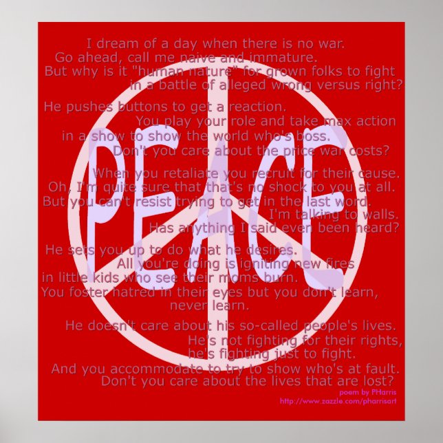 Poster Quand Il N'Y A Pas D'Affiche De Guerre (Devant)