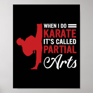 Poster Quand je fais du karaté, ça s'appelle Arts partiel