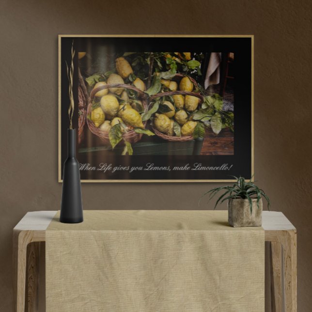 Poster Quand La Vie Vous Donne Des Citrons Font Du Limonc (Créateur téléchargé)