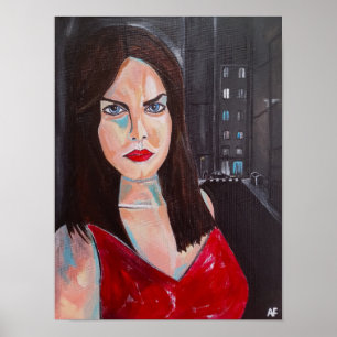 Poster Quand le monde a oublié mon nom Peinture Alfred Fo