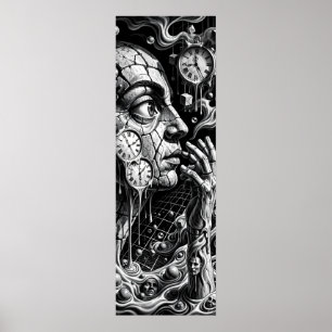 Poster Quand le temps façonne l'affiche de l'âme humaine
