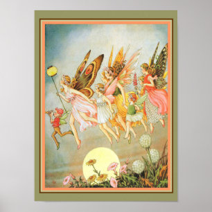 Poster "Quand les fées sortent" 1915 Imprimer