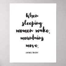 Quand Les Femmes Dormantes Se Réveillent, Les Mont