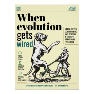 Poster Quand l'évolution est câblée, les Grands Danois so