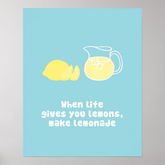 Poster Quand Life vous donne des citrons, faites de la li (Devant)