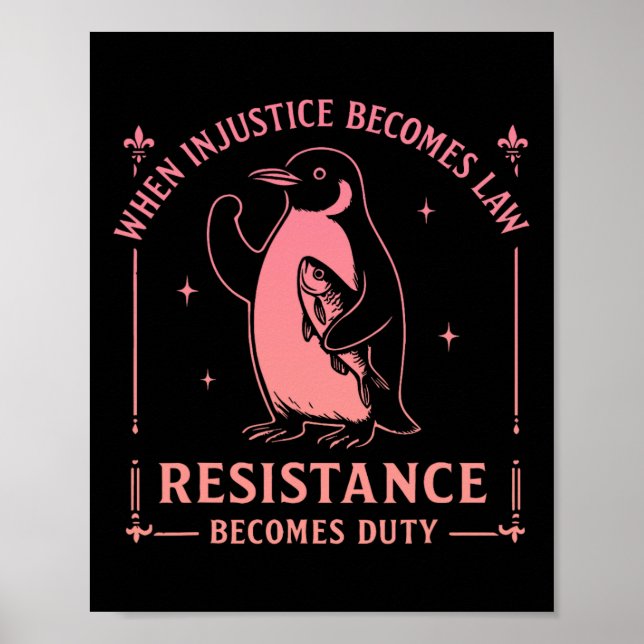 Poster Quand l'injustice devient loi, la résistance devie (Devant)