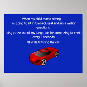 Poster Quand mon enfant commence à conduire