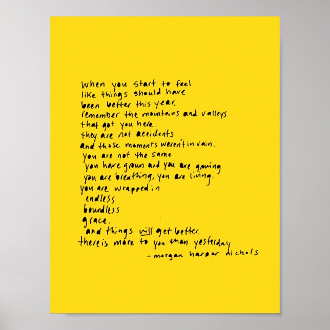 Poster quand vous commencez à sentir que les choses devra (Devant)