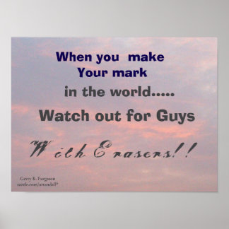 POSTER QUAND VOUS FAITES VOTRE MARQUE