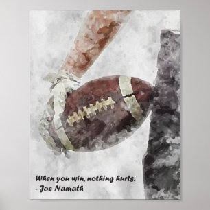 Poster Quand vous gagnez rien ne fait mal au football amé