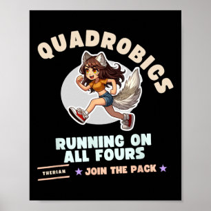 Poster Quardrobics Therian Gear For Ado Tween Girl Fox W