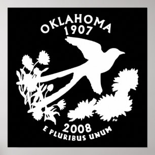 Poster Quart de dollar de l'Oklahoma