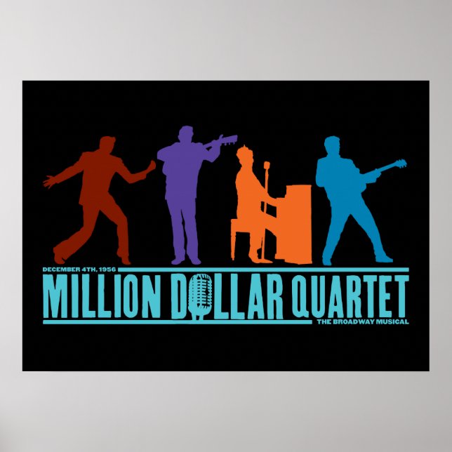 Poster Quartet de millions de dollars sur scène (Devant)
