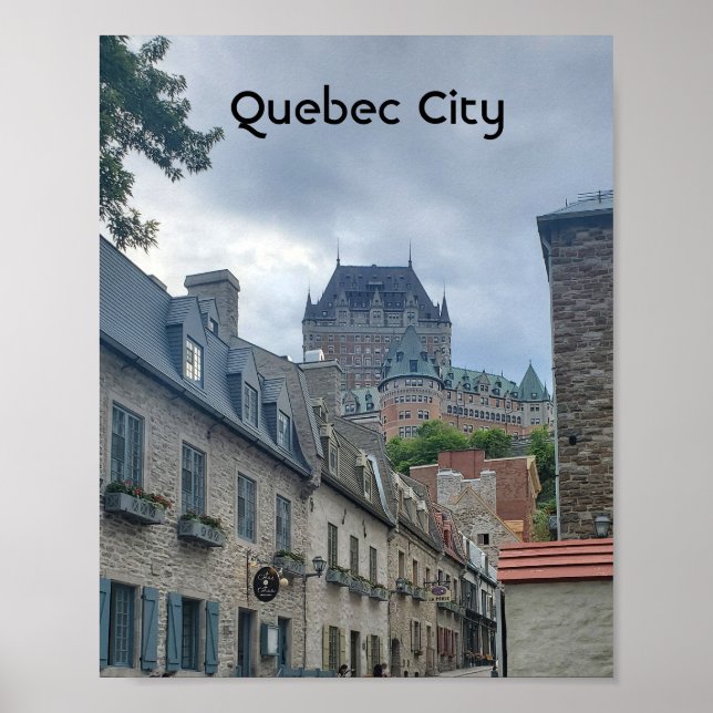 Poster Quartier historique de Québec (Devant)