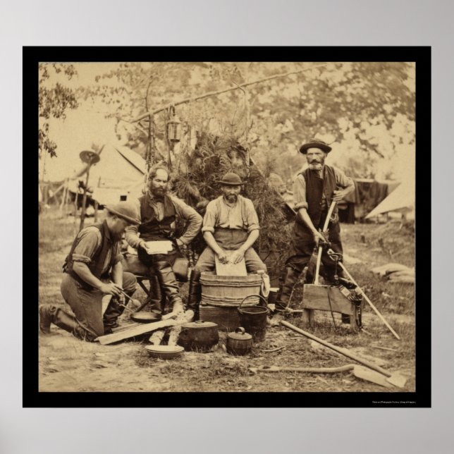 Poster Quartiers des serviteurs Prince De Joinville 1862 (Devant)