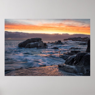 Poster Quarty Foot, Sandycove, Comté de Dublin, Irlande