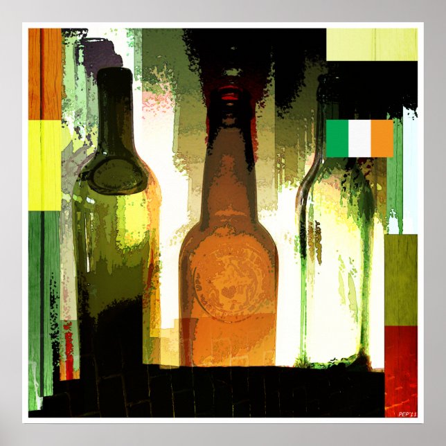 Poster Quatre champs verts (Devant)