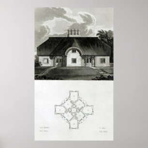 Poster Quatre Cottages, 1818