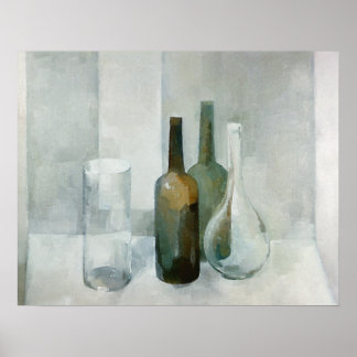 Poster Quatre objets en verre