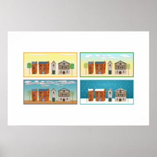 Poster Quatre saisons