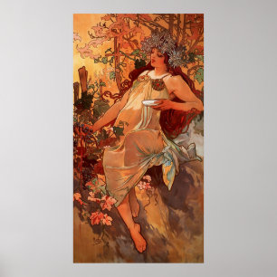 Poster Quatre saisons automne