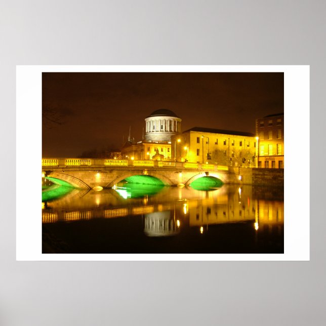 Poster Quatre tribunaux Dublin (Devant)