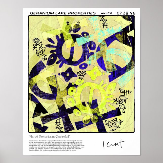 Poster Quatrefoil de Skelestissim Flaré (Devant)