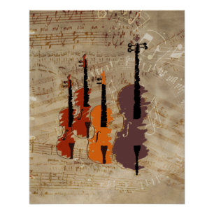 Poster Quatuor à cordes