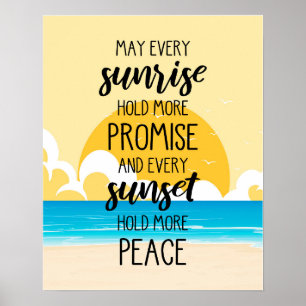 Poster Que chaque lever du soleil détienne plus d'art sur