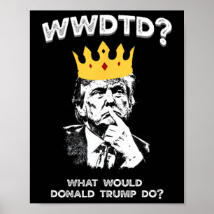 Poster Que ferait Donald Trump Wwdtd Drôle Président M