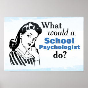 Poster Que ferait un psychologue scolaire ? (Affiche)