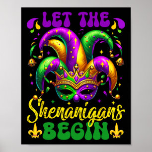 Poster Que Les Shenanigans Commencent Mardi Gras 5