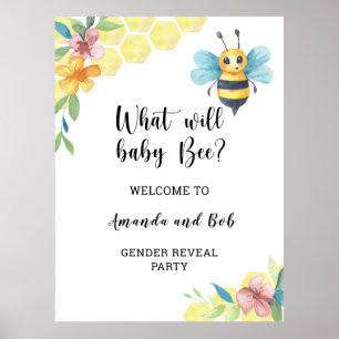 Poster Que révélera le genre d'abeilles