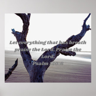 Poster Que tout ce qui respire éveille l'Éternel