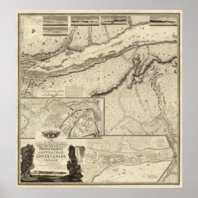 Poster Québec, Canada (Devant)