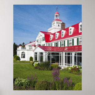 Poster Québec, Canada. Hôtel historique Tadoussac, 2